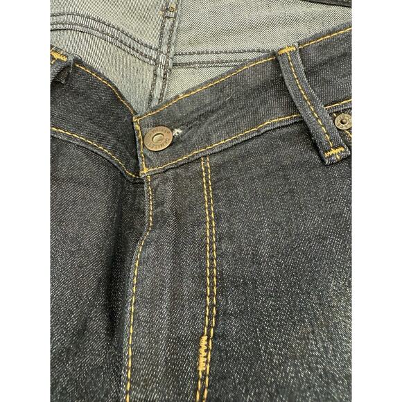 Levi's Denizen Jeans Women’s 12 Blue Modern Skinny Dark Wash Mid Rise - Picture 3 of 11